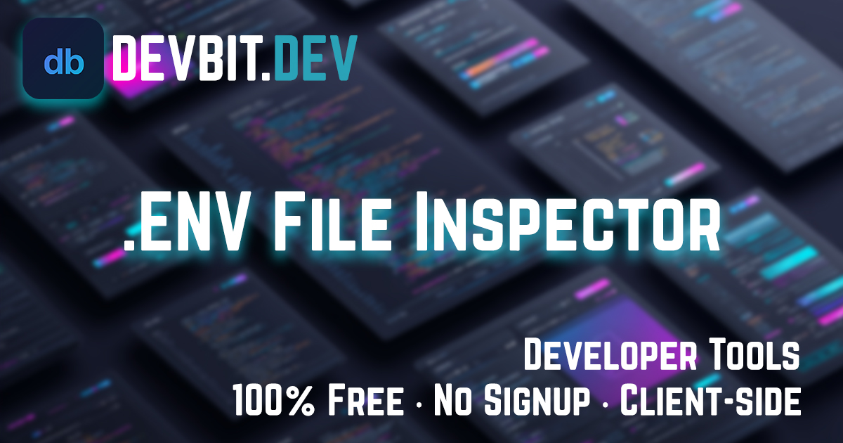 python .env file | django .env file example | python... .env File Best Practices for Production (2026 Guide) | devbit.dev